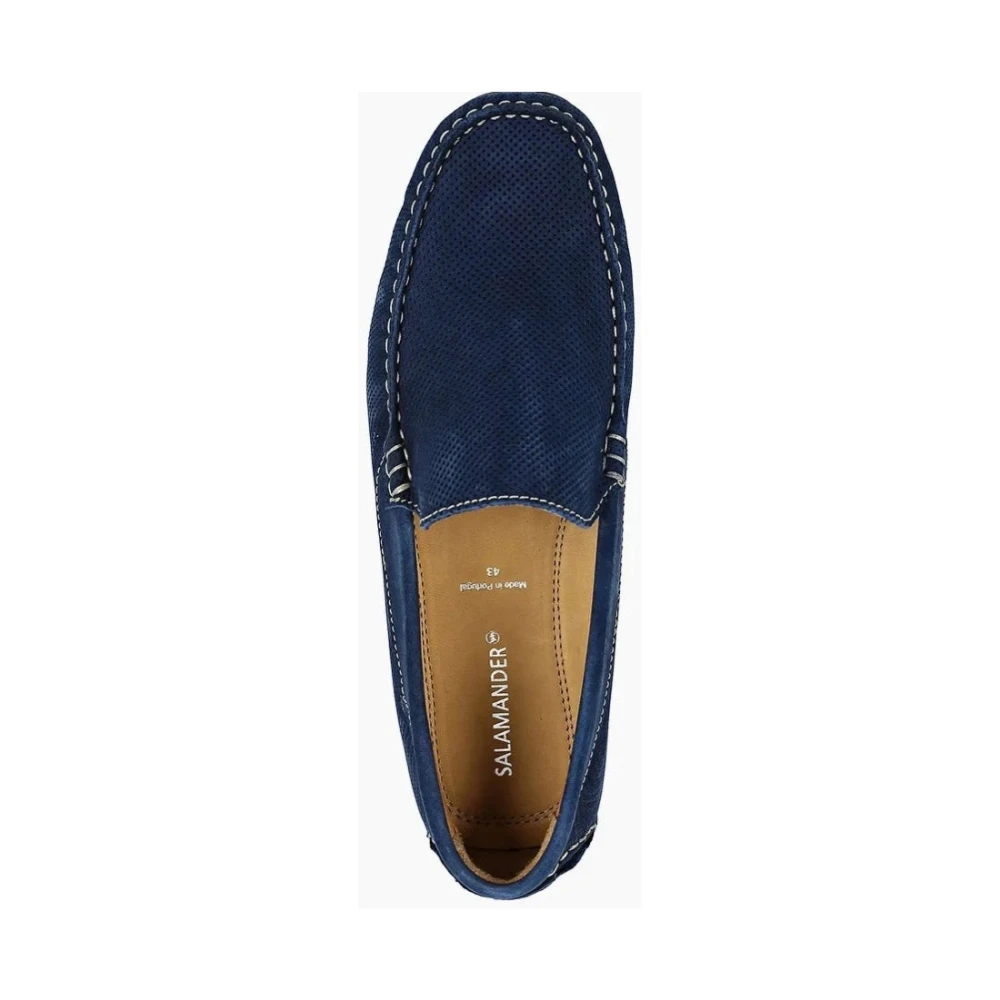 Salamander Loafers Blue Heren