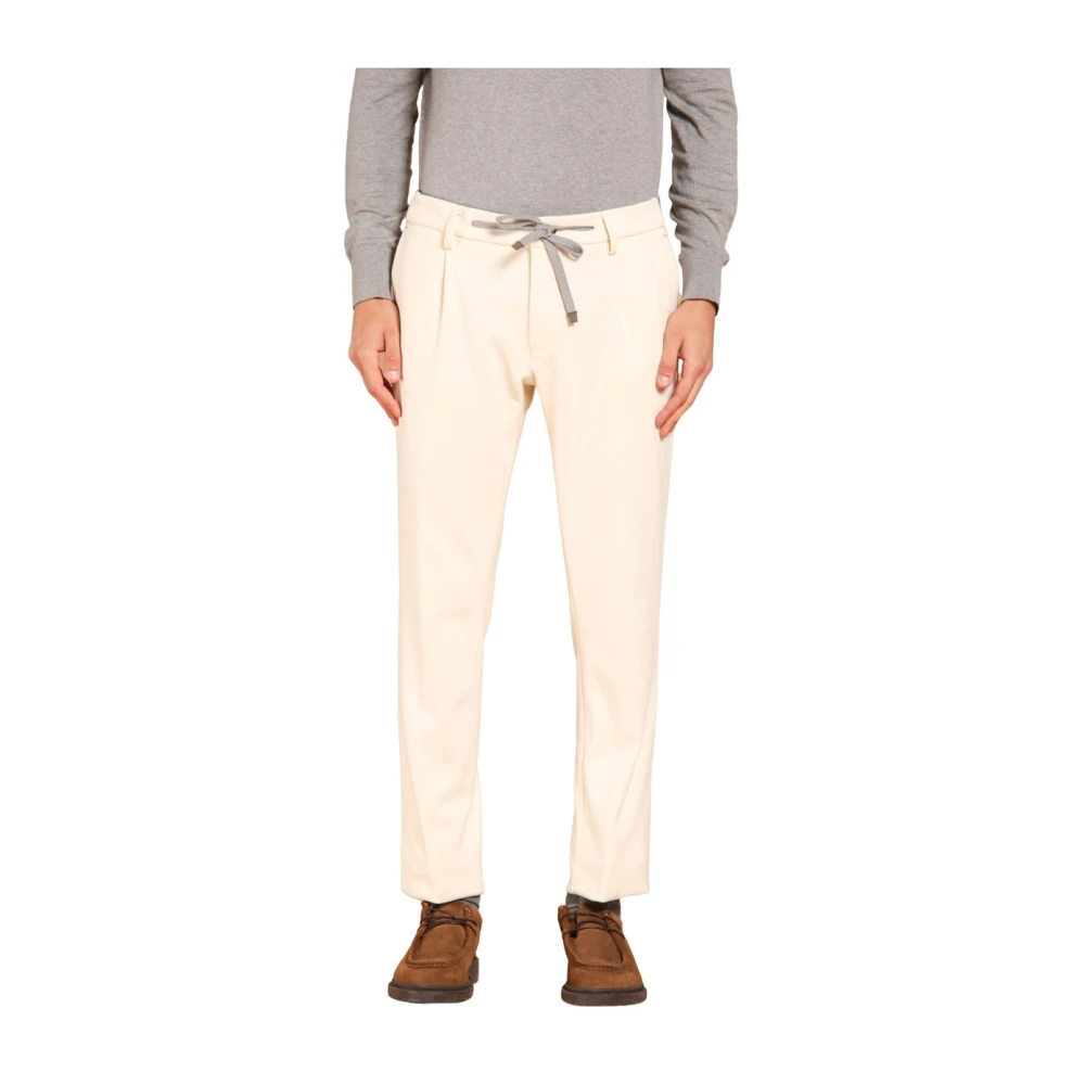Mason's New York Golf 1 Pinces Chino Jogger Beige Heren