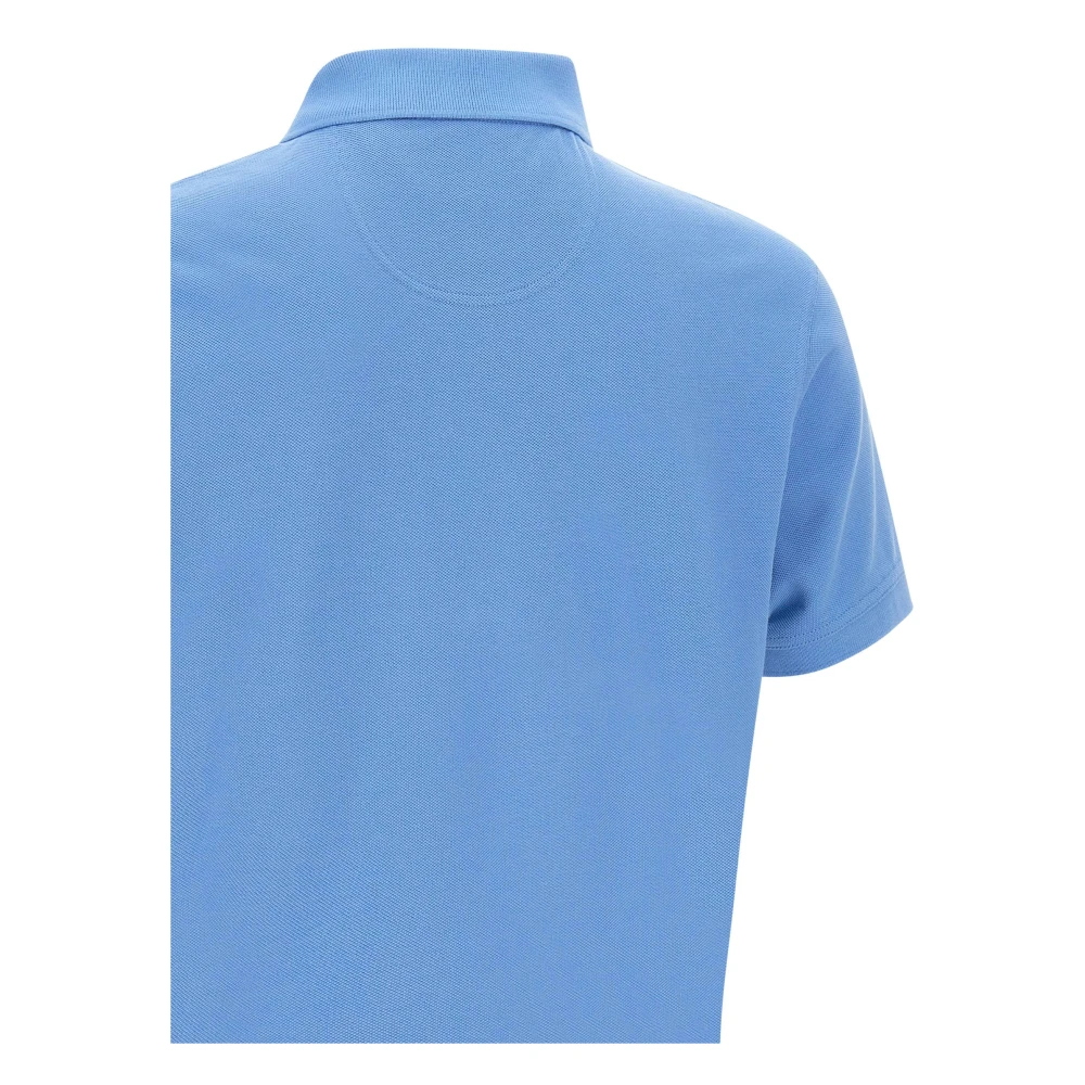 Barbour Tartan Polo Shirt Blauw Blue Heren