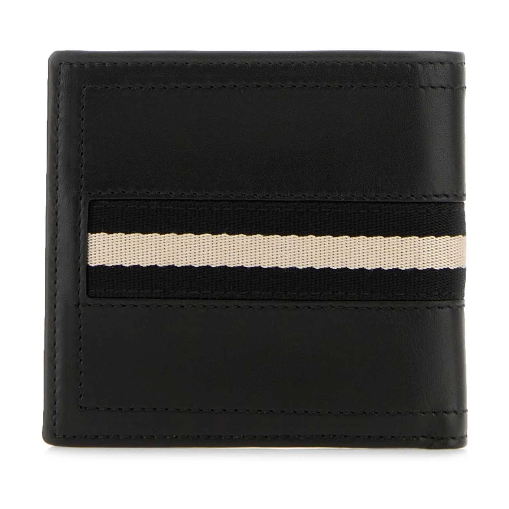 Bally Klassieke Leren Portemonnee Black Heren