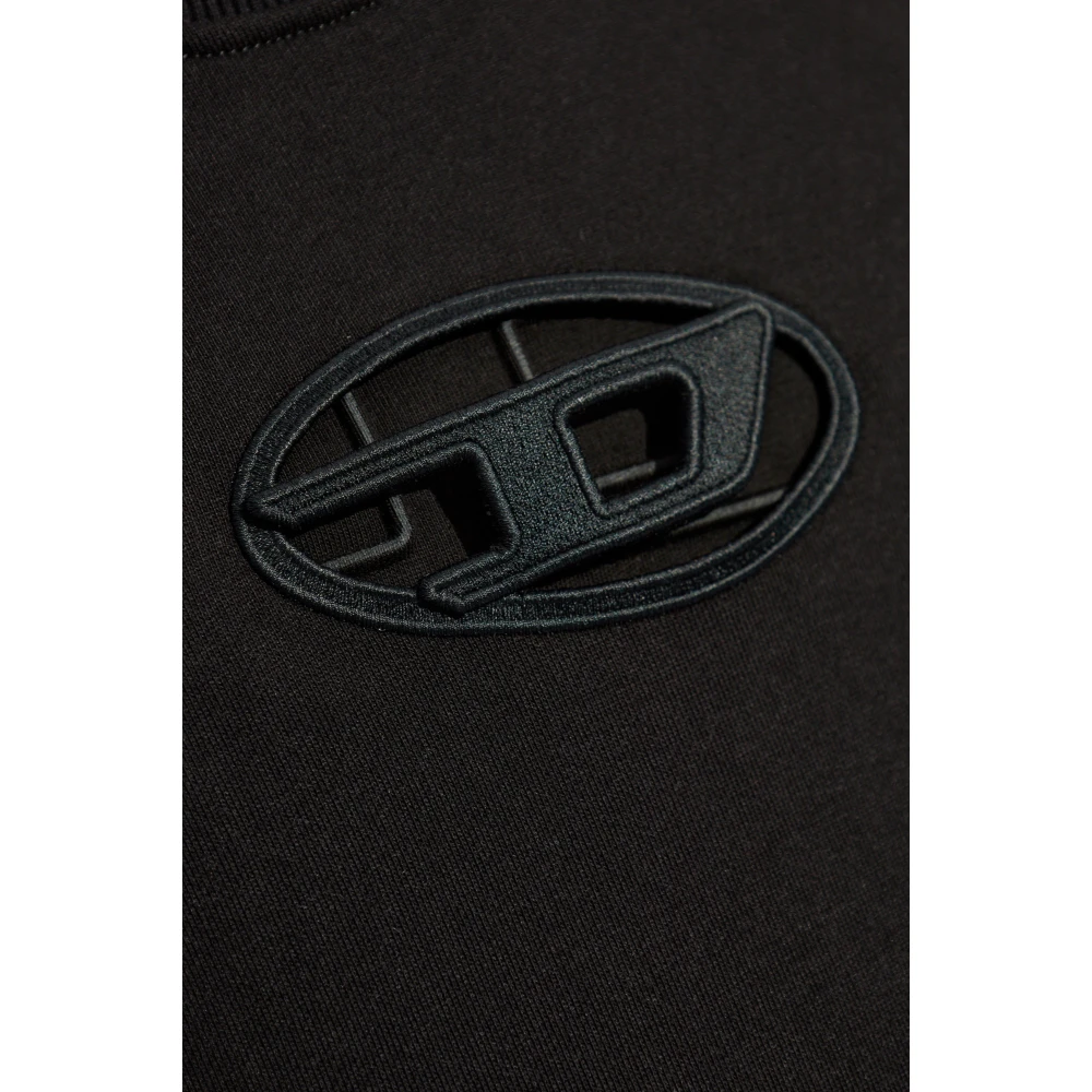 Diesel Sweatshirt S-Boxt-Od Black Heren