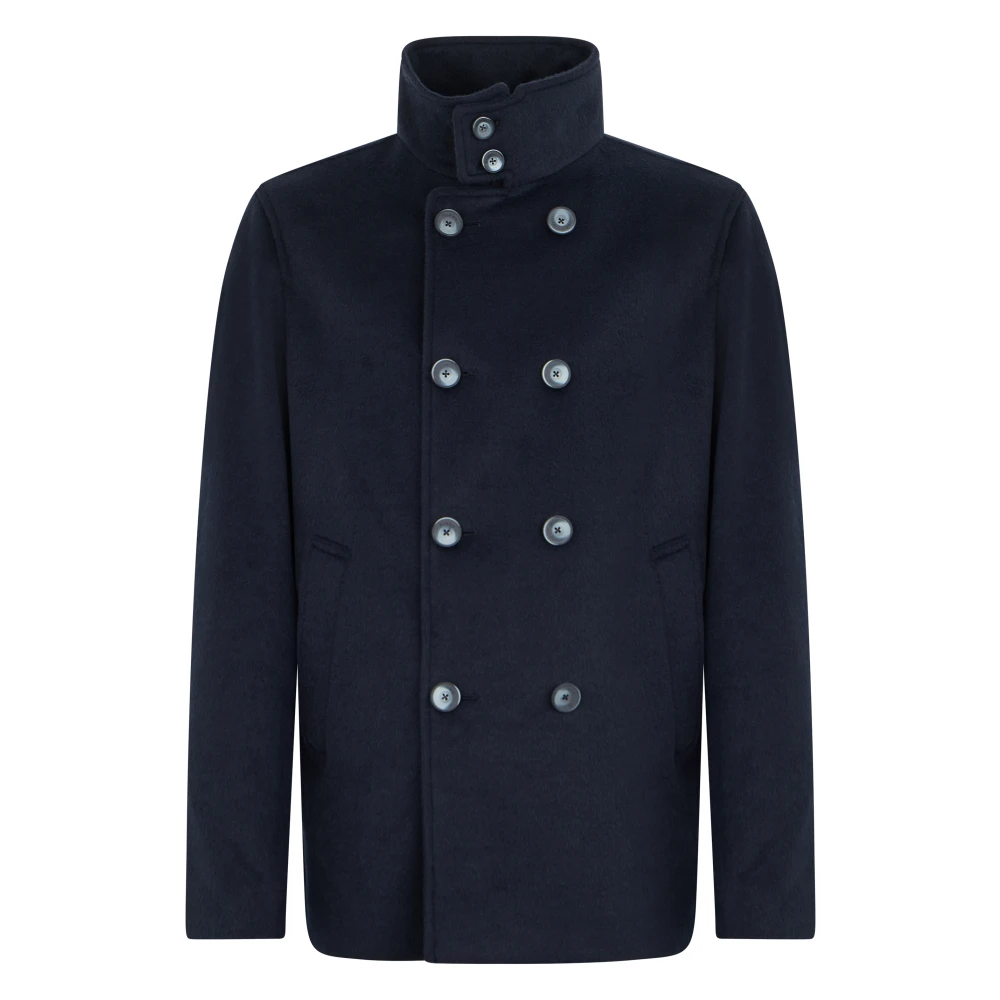 Herno Mannelijk Blauw Jassen Heren, 2XL, Coats