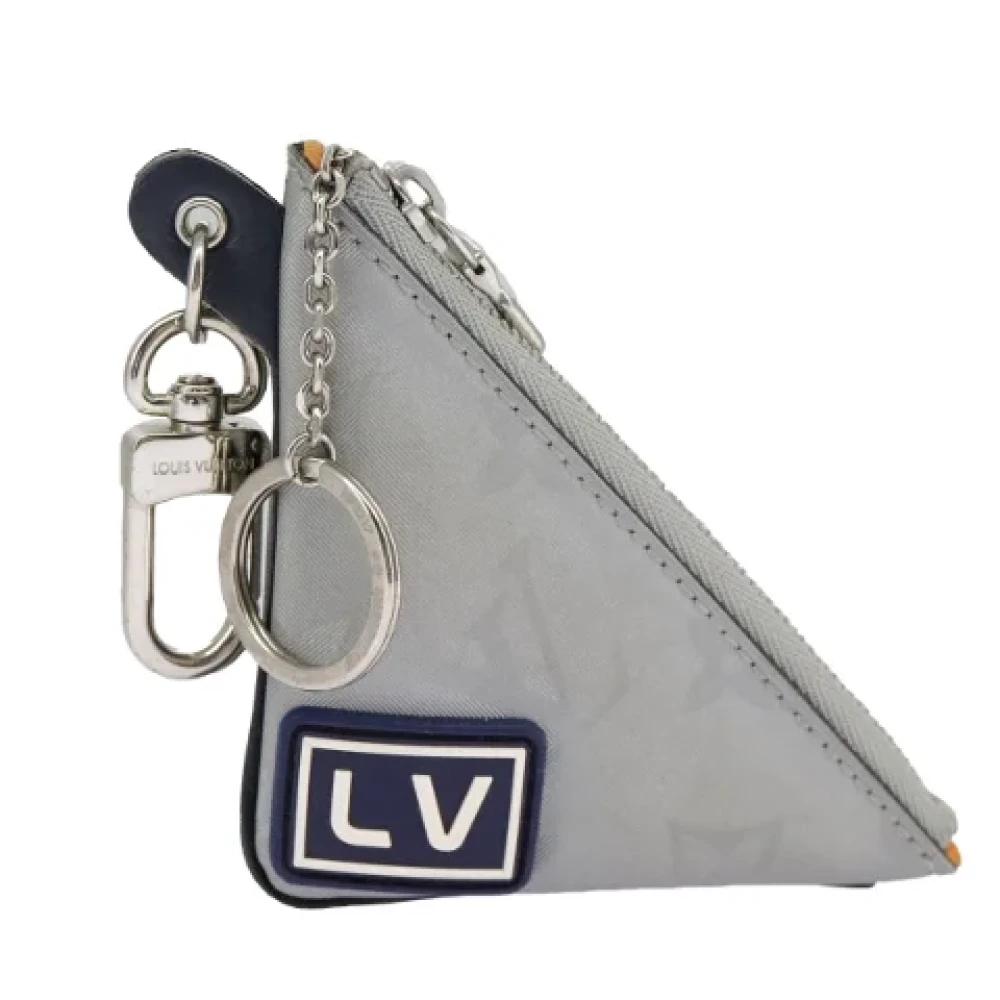 Louis Vuitton Vintage Pre-owned Canvas key-holders Gray Dames