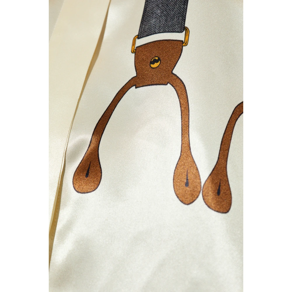 Moschino Gestreept patroon overhemd Beige Dames