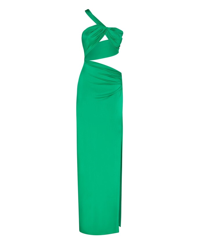 groene-cut-out-jurk-met-een-schouder
