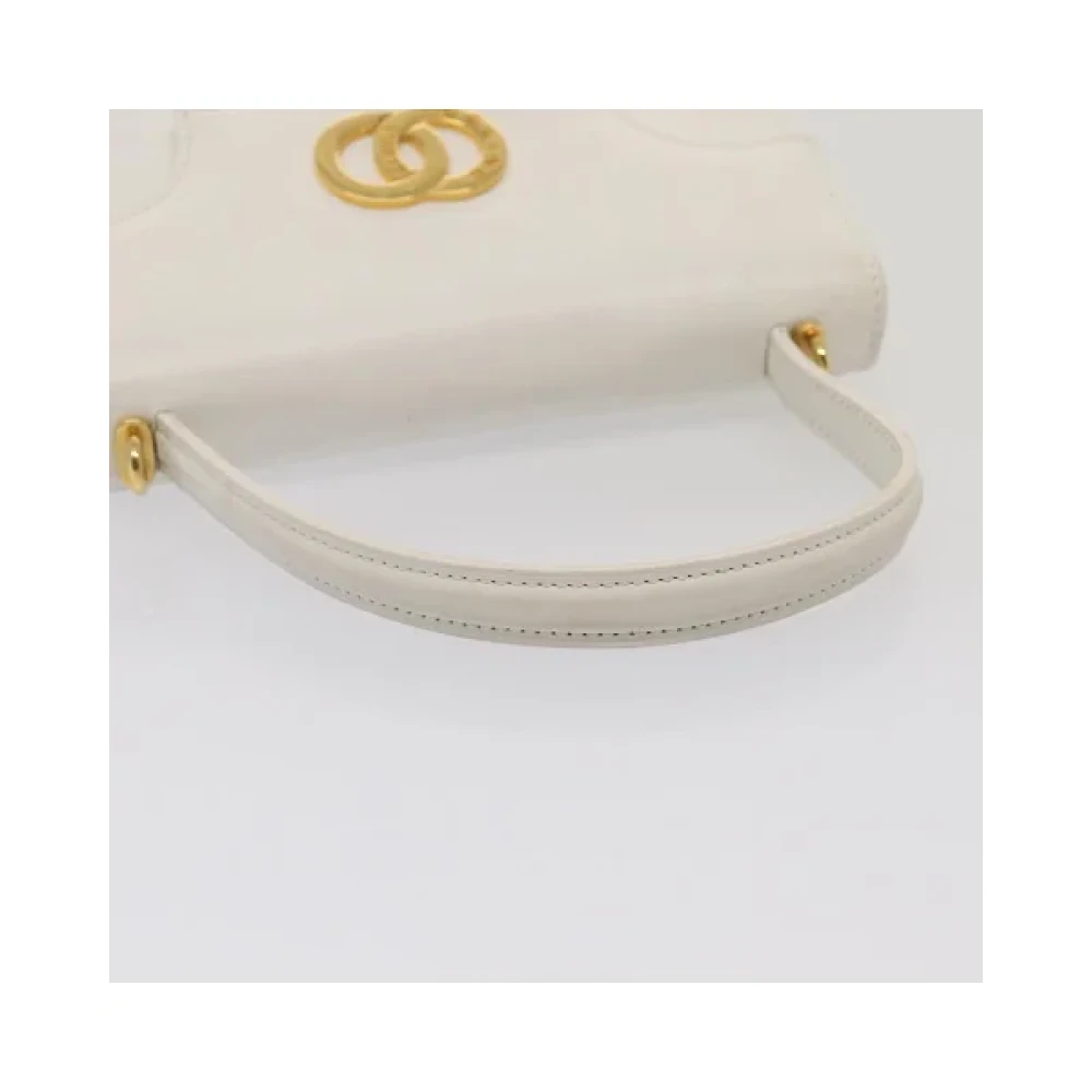 Celine Vintage Pre-owned Leather celine-bags White Dames