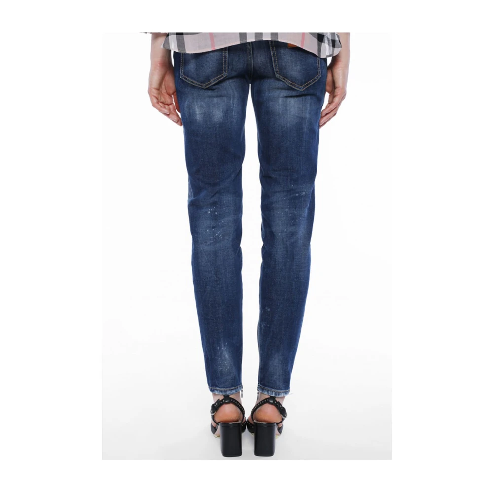 Dsquared2 Skinny Twiggy Jeans Blue Dames