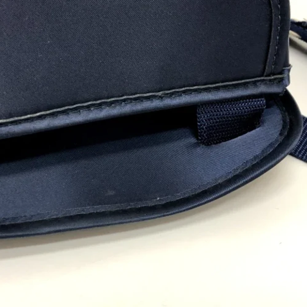 Hermès Vintage Pre-owned Canvas backpacks Blue Dames