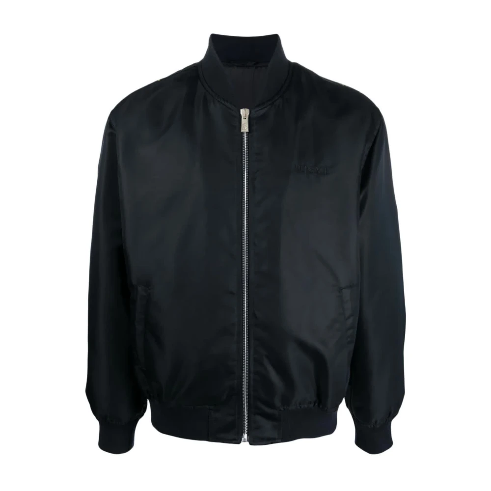 Versace Multicolor Blouson Jack Black Heren