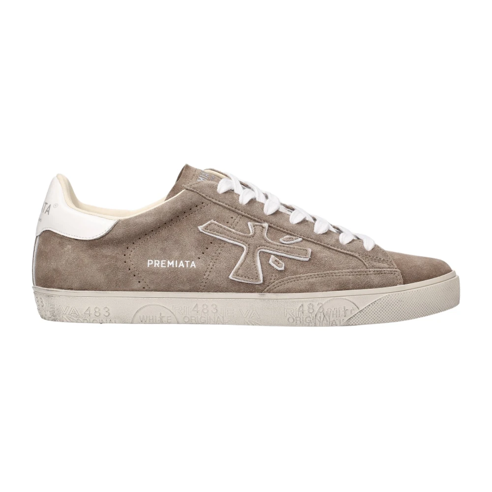 Premiata Women's Beige Sneakers, 8 Uk, Stevend Trainers