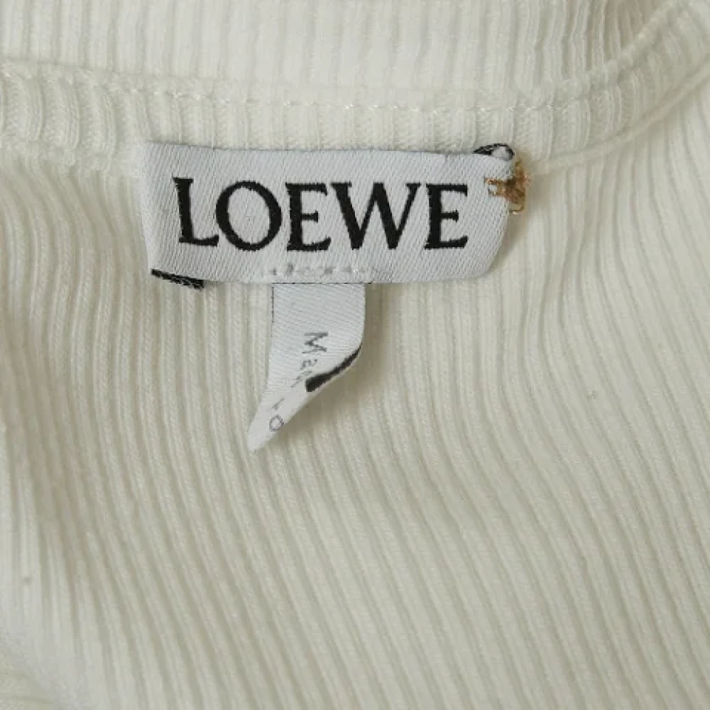 Loewe Pre-owned Fabric tops White Dames