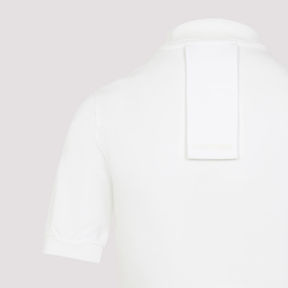 Courrèges Piqué Jurk White Dames
