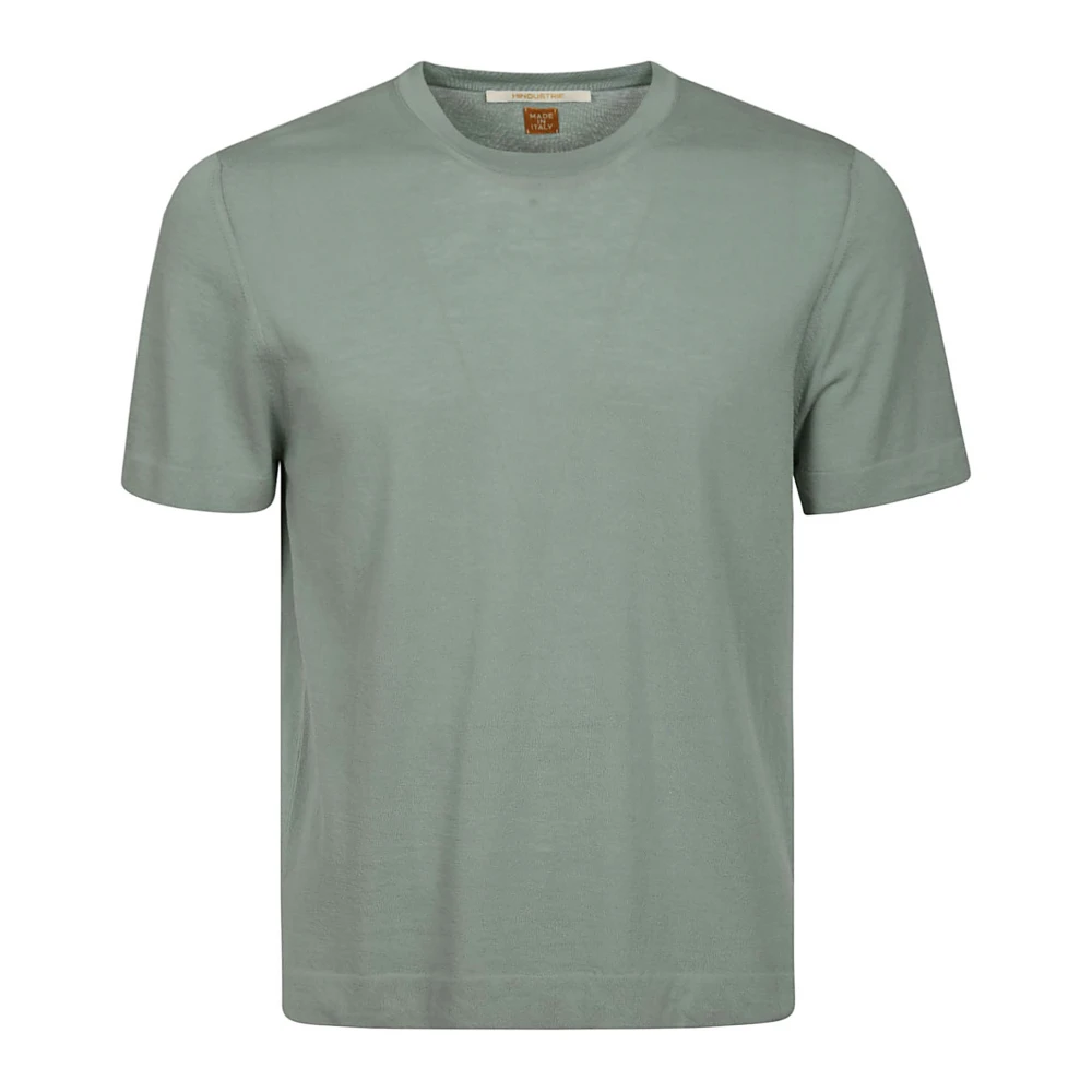 Hindustrie Lichtgewicht T-shirt voor warmer weer Green Heren