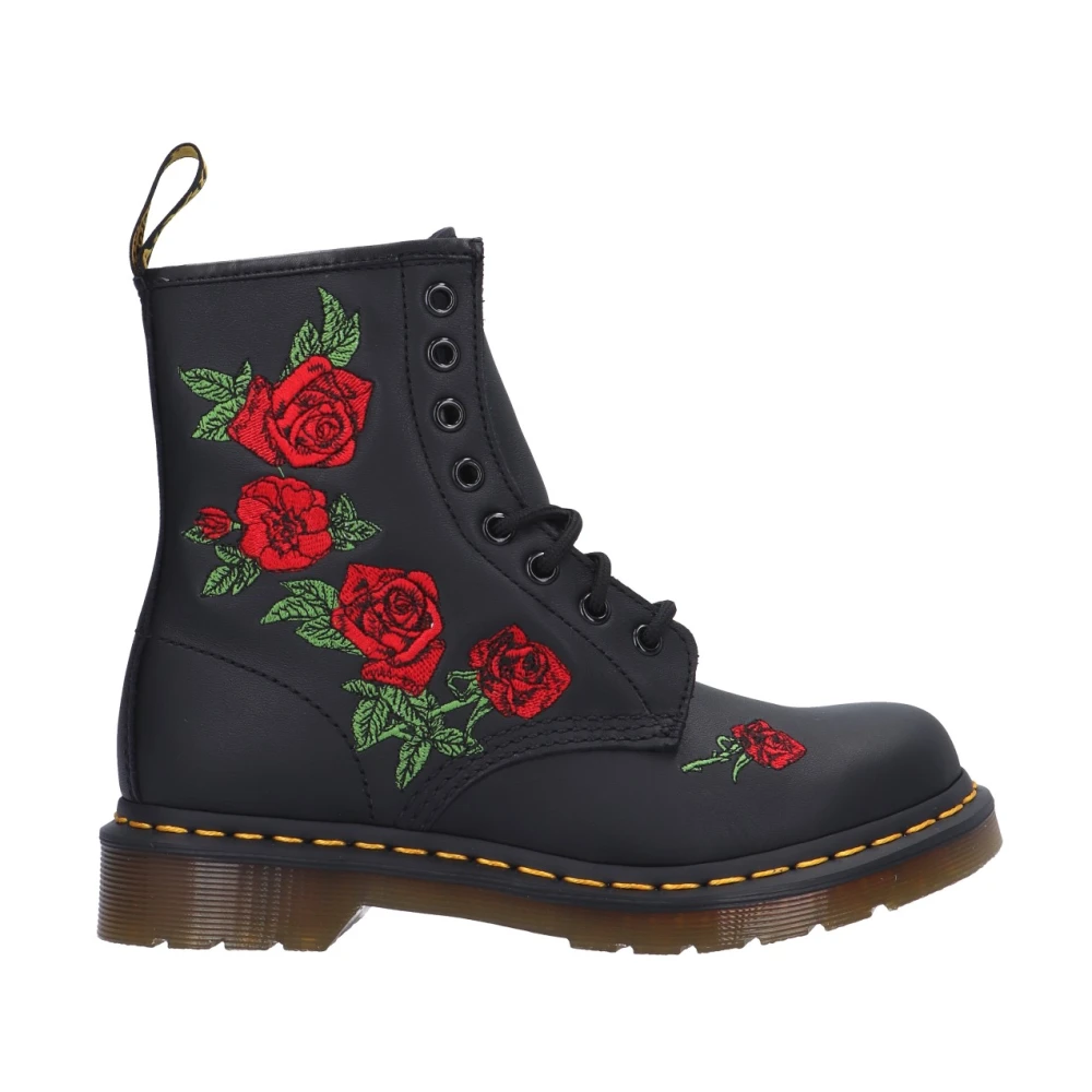 Dr. Martens Women's Black Lace-Up Boots, 7 Uk, Laced-Up Ankle Boot