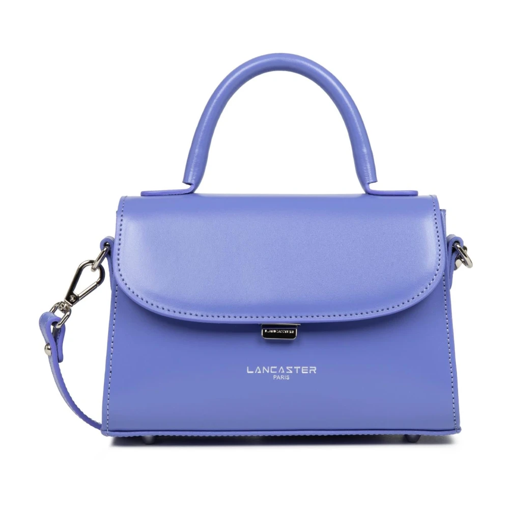 Lancaster Elegante Flap Handtas met Metalen Sluiting Blue Dames