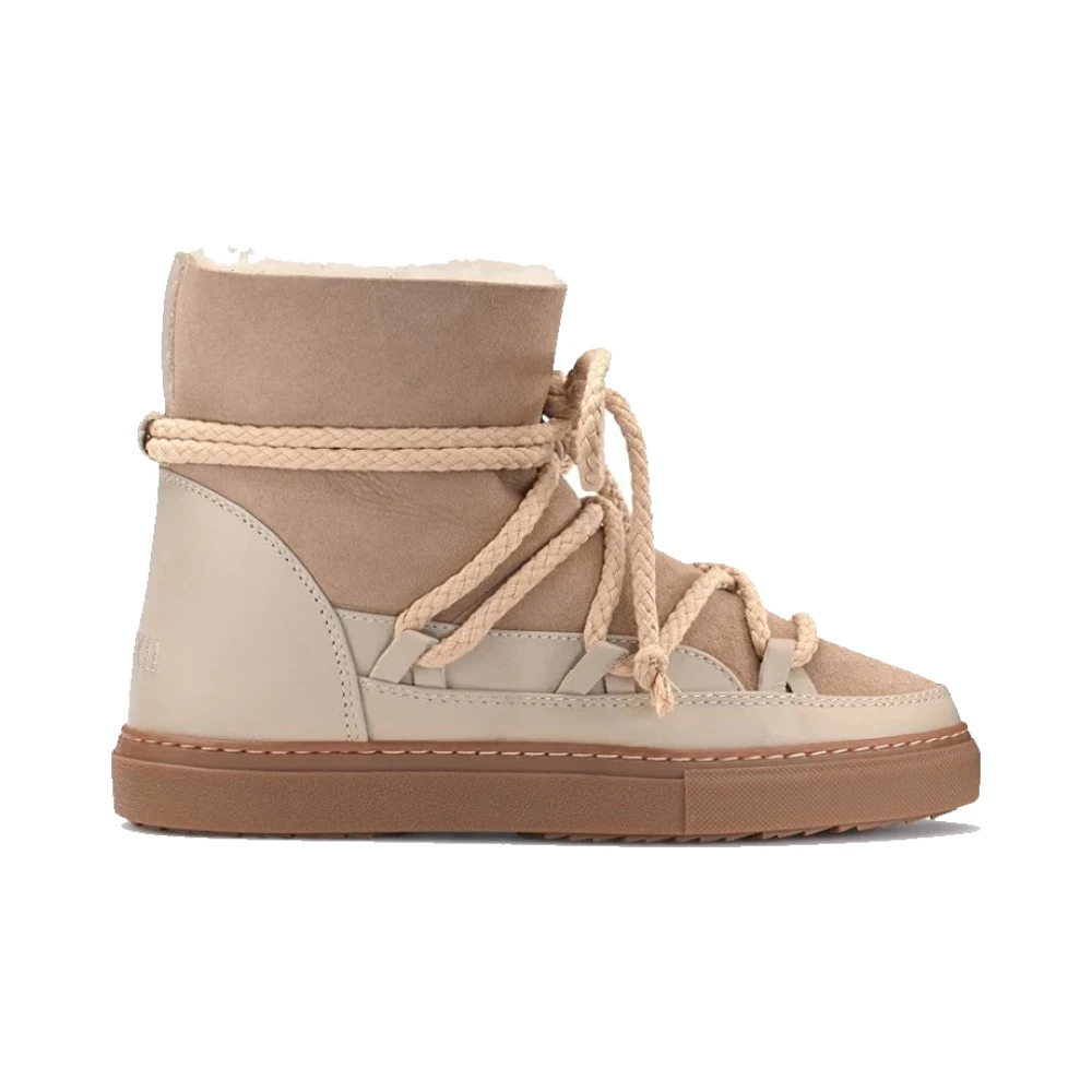 Inuikii Women's Beige Winter Boots, 4 Uk, Classic Sneaker