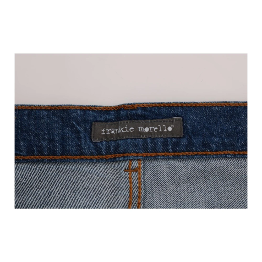 Frankie Morello Blauwe Wash Slim Fit Jeans Blue Heren