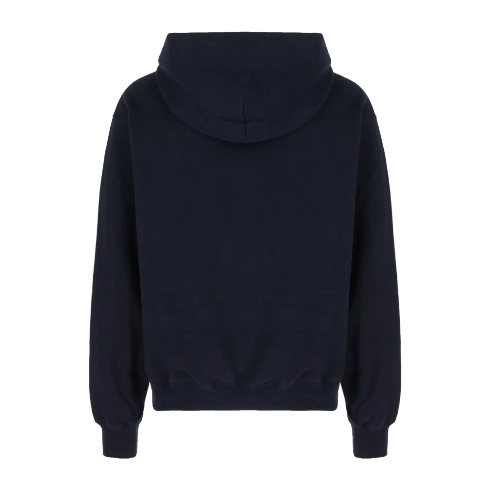 Gucci Hooded sweatshirt van bedrukte katoenen jersey Blue Heren