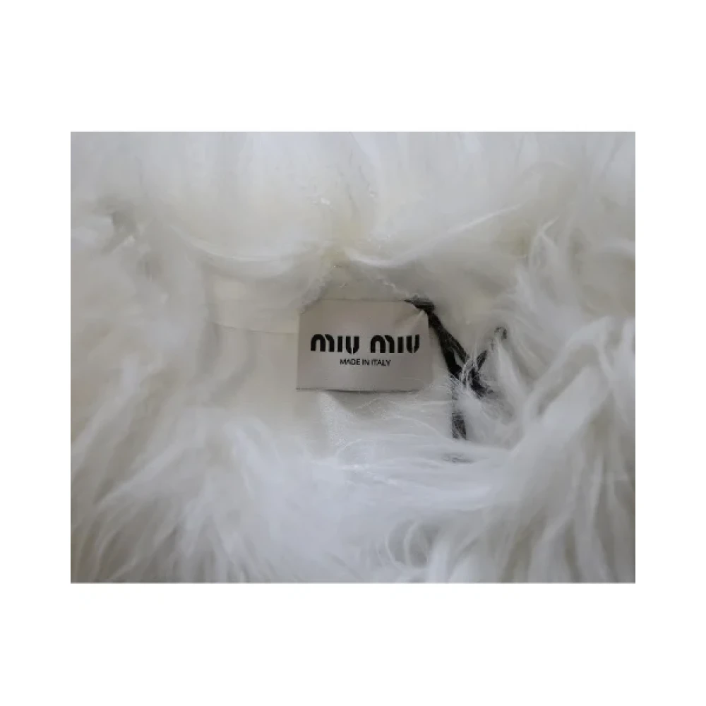 Miu Pre-owned Acetate dresses White Dames
