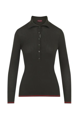 Cashmere silkestopp med broderi
