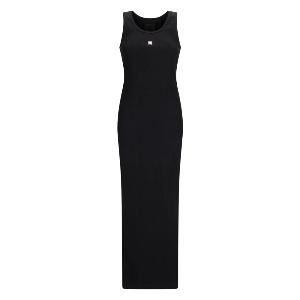 Givenchy Black Tank Dress In Knit - Female - Maxi Dresses - S - Dresses