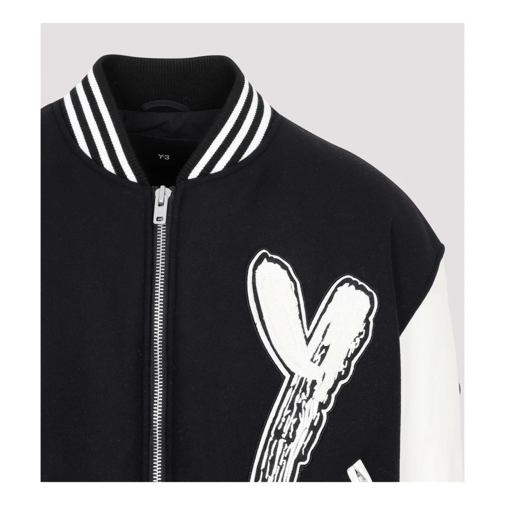 Y-3 Letterman Jack Zwart Offwhite Black Heren