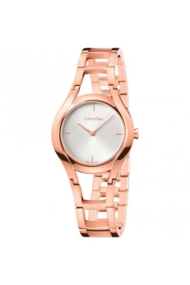 Rose Gold Quartz Klocka