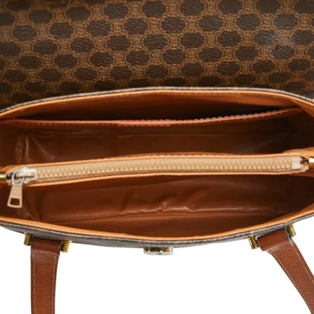Celine Vintage Pre-owned Leather celine-bags Brown Dames