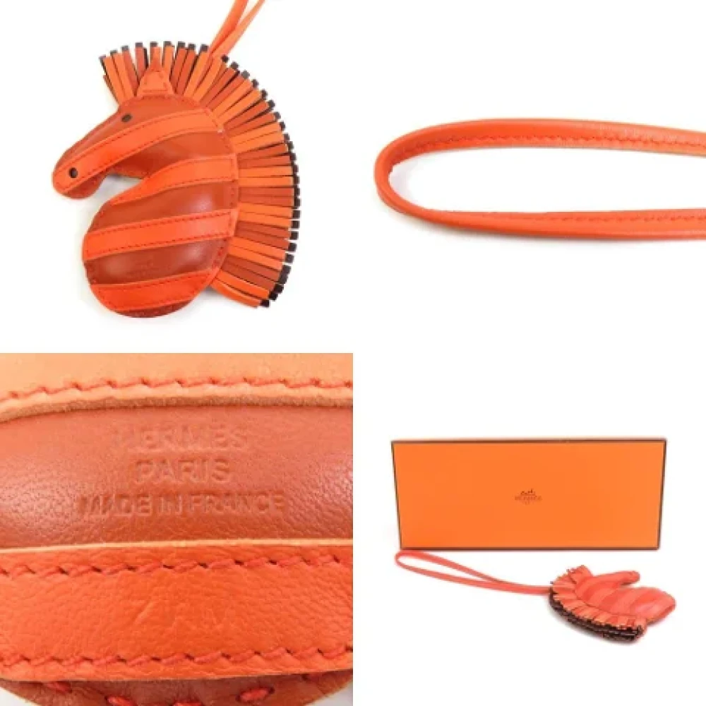 Hermès Vintage Pre-owned Fabric key-holders Orange Dames