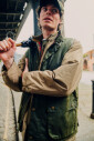 gilet-cire-archive-olive-s