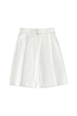 Creon Belted Pleated Short