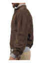 bomber-en-cuir-suede-marron