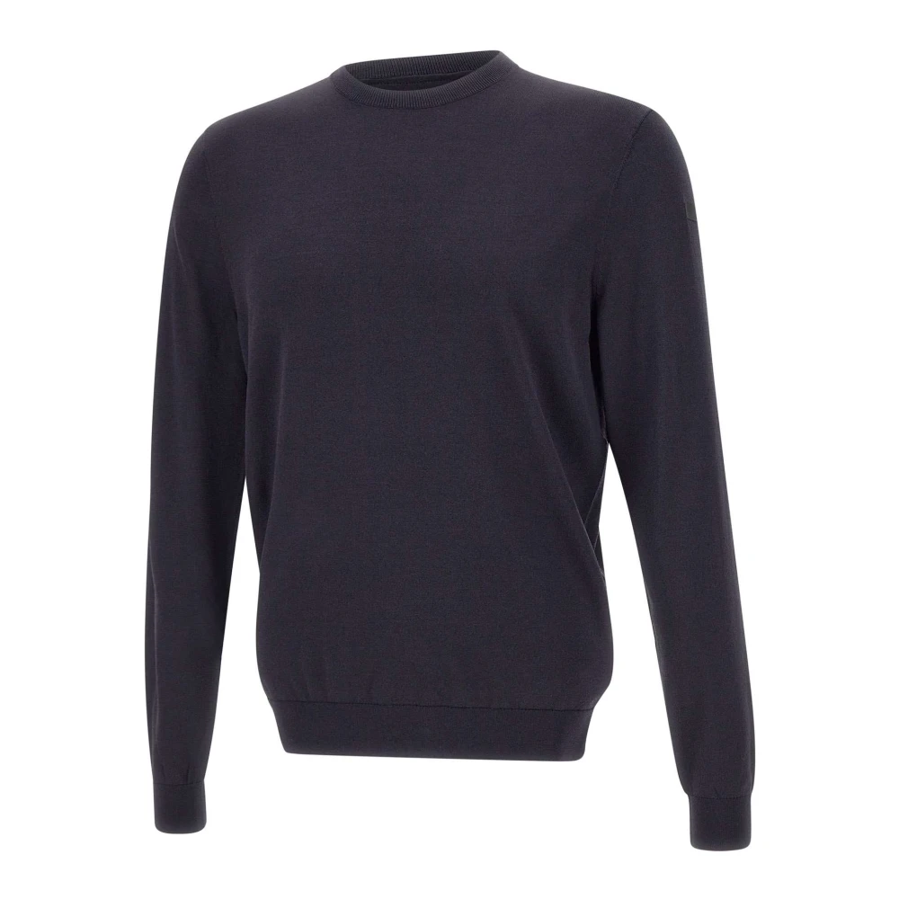 RRD Blauwe Heren Zachte Lichtgewicht Trui Blue Heren