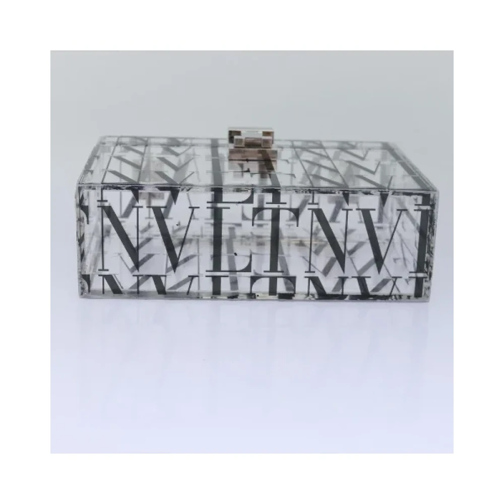 Valentino Vintage Pre-owned Plastic handbags White Dames