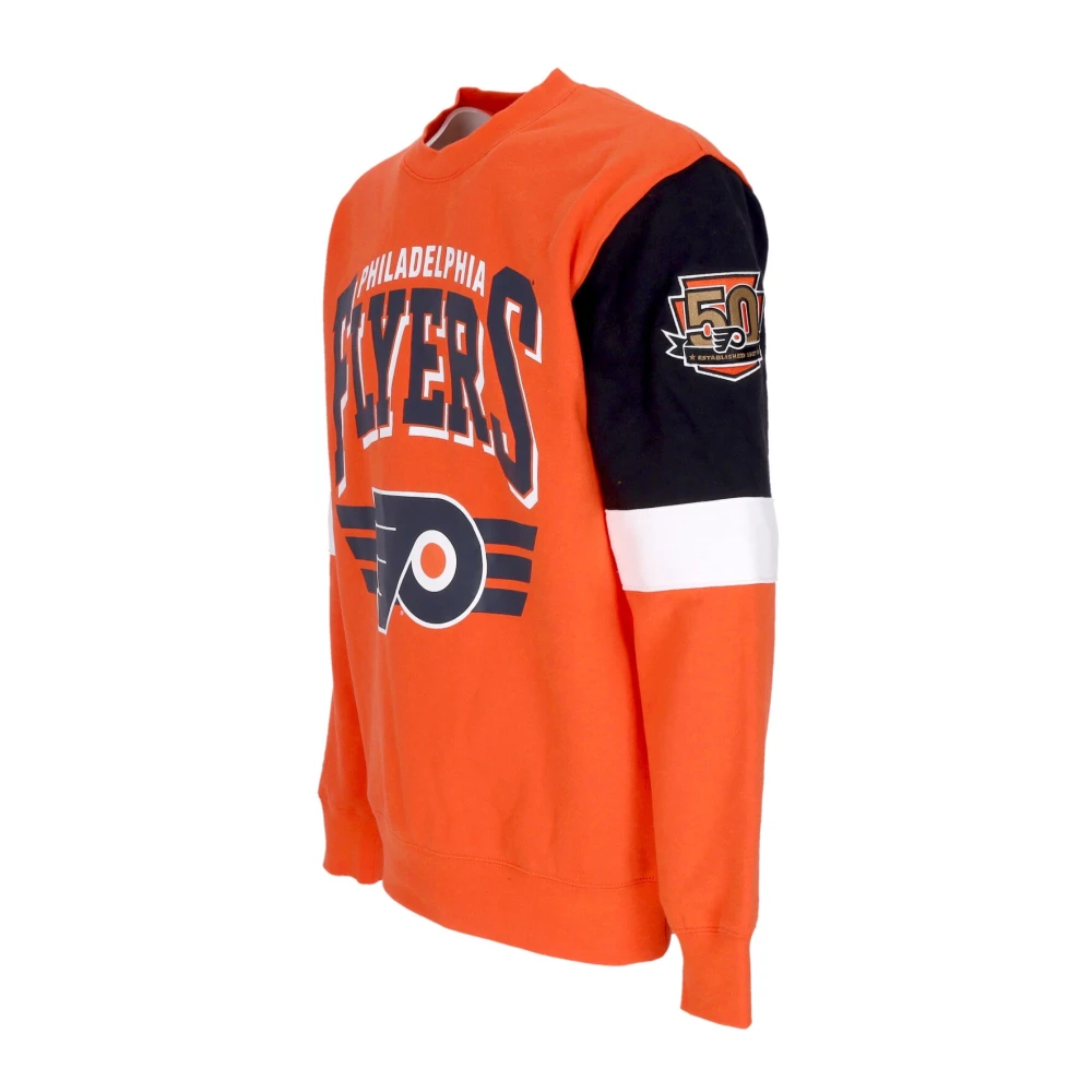 Mitchell & Ness NHL All Over Crew Sweatshirt Multicolor Heren