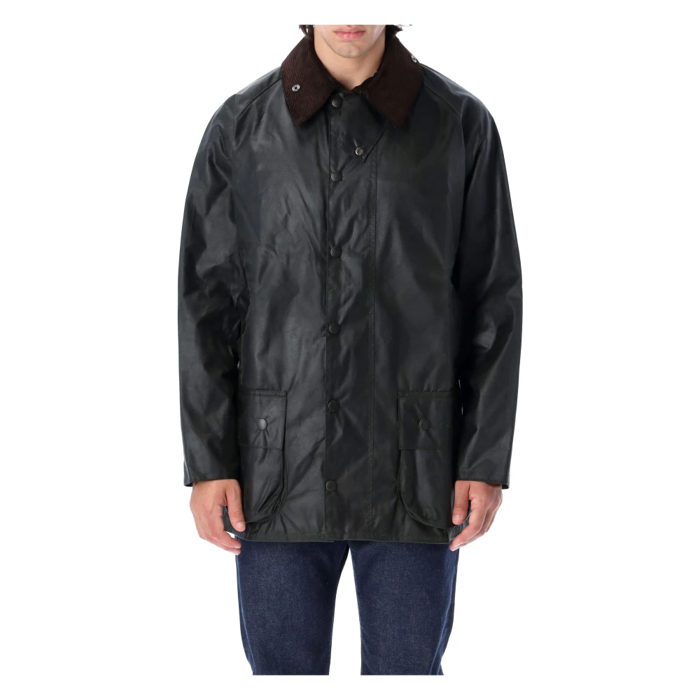 Barbour Klassieke Sage Buitenkleding Jas Aw24 Black Heren