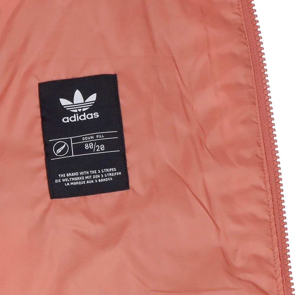 Adidas Gewatteerd Donsjack met Verstelbare Capuchon Orange Heren
