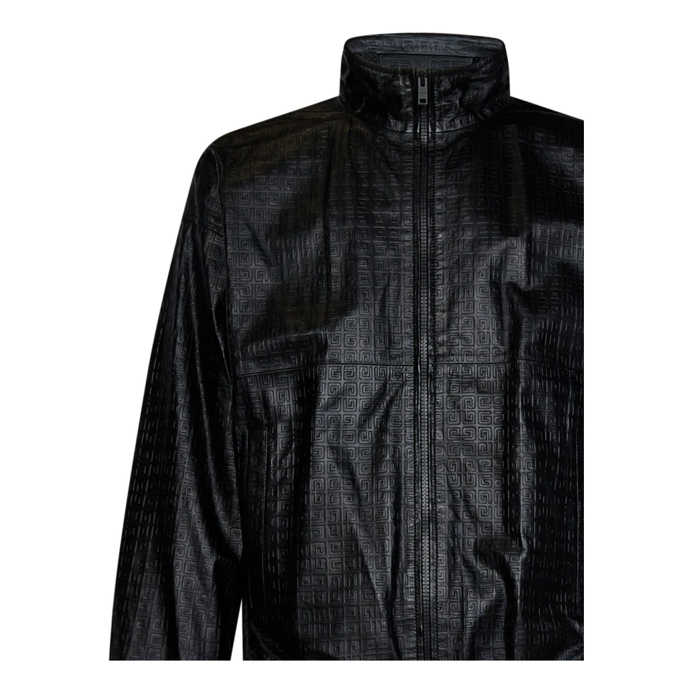 Givenchy Leren Jas Black Heren