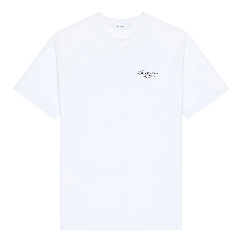 Givenchy Men's White Regular Fit T-Shirt