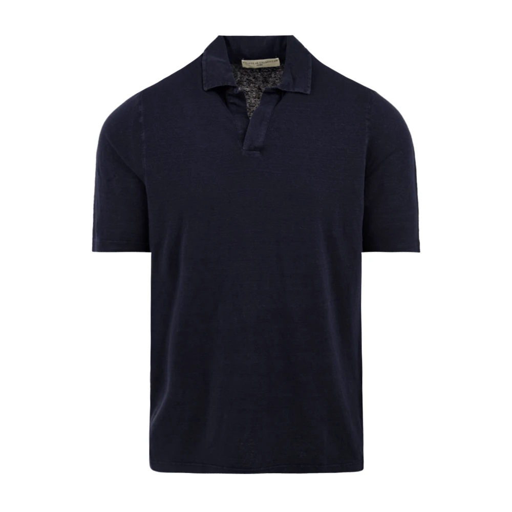 Filippo De Laurentiis Blauwe T-shirts en Polos Blue Heren