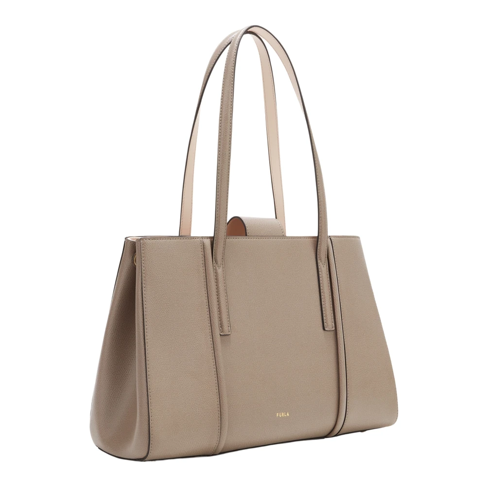 Furla Riva Tote Gray Dames