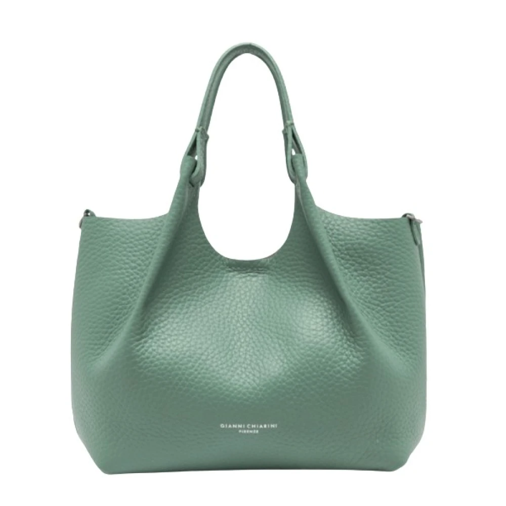 Gianni Chiarini Schoudertas van Maxi-Grain Leer Blue Dames