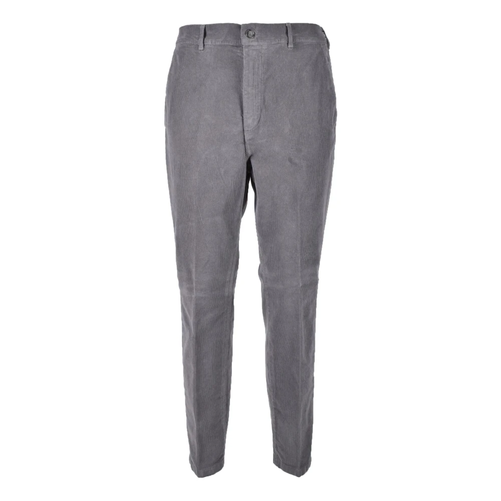 Cruna Katoen Elastaan Broek Gray Heren