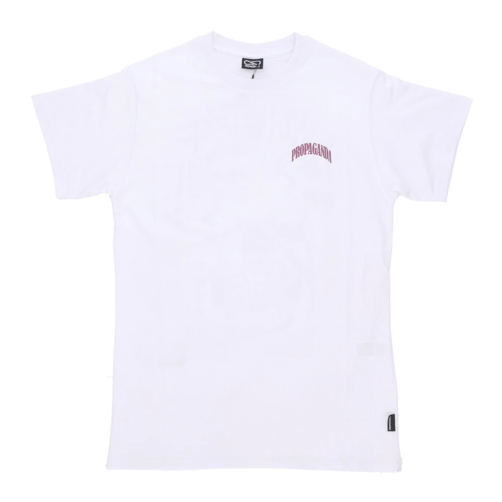 Propaganda Witte Tee met Logo Borduurwerk White Heren