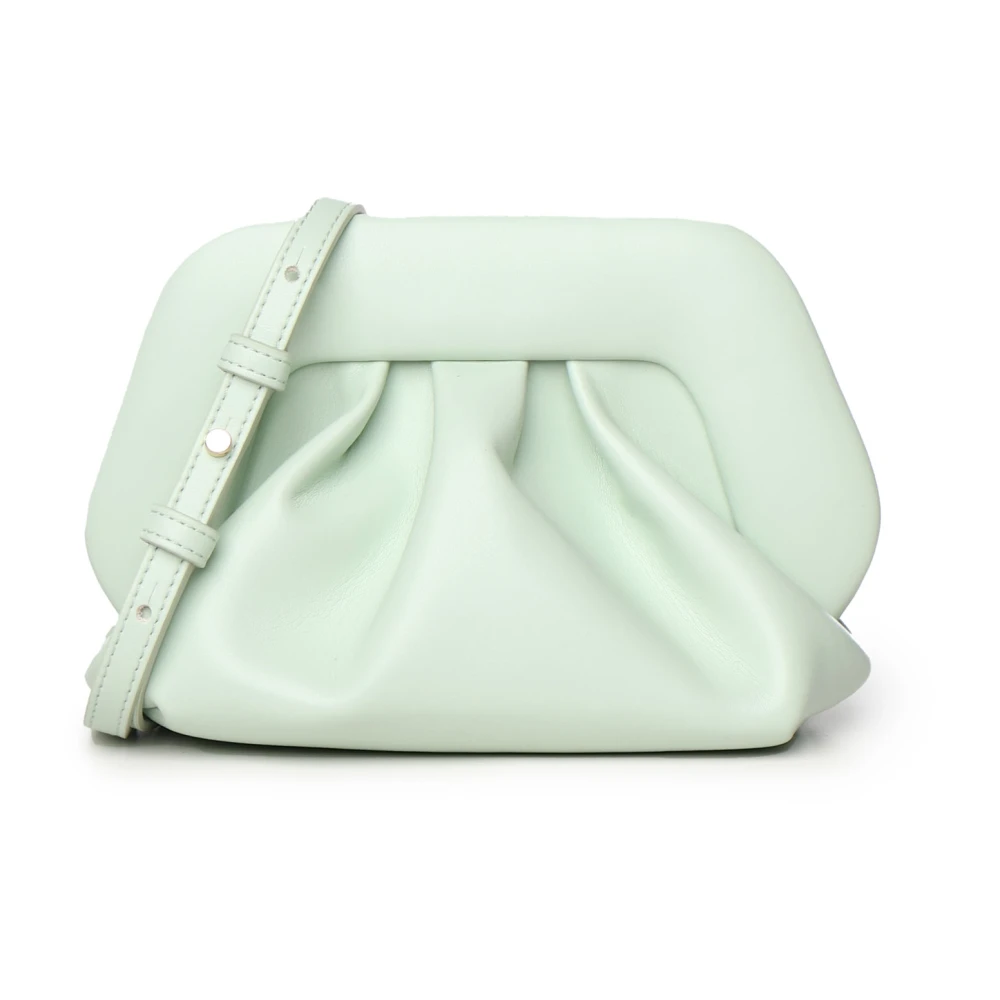 THEMOIRè Mint Groene Clutch Tas met Riem Green Dames