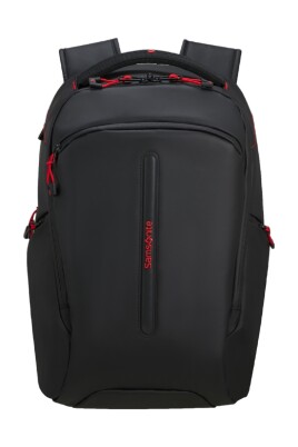 black-nylon-and-polyester-backpack