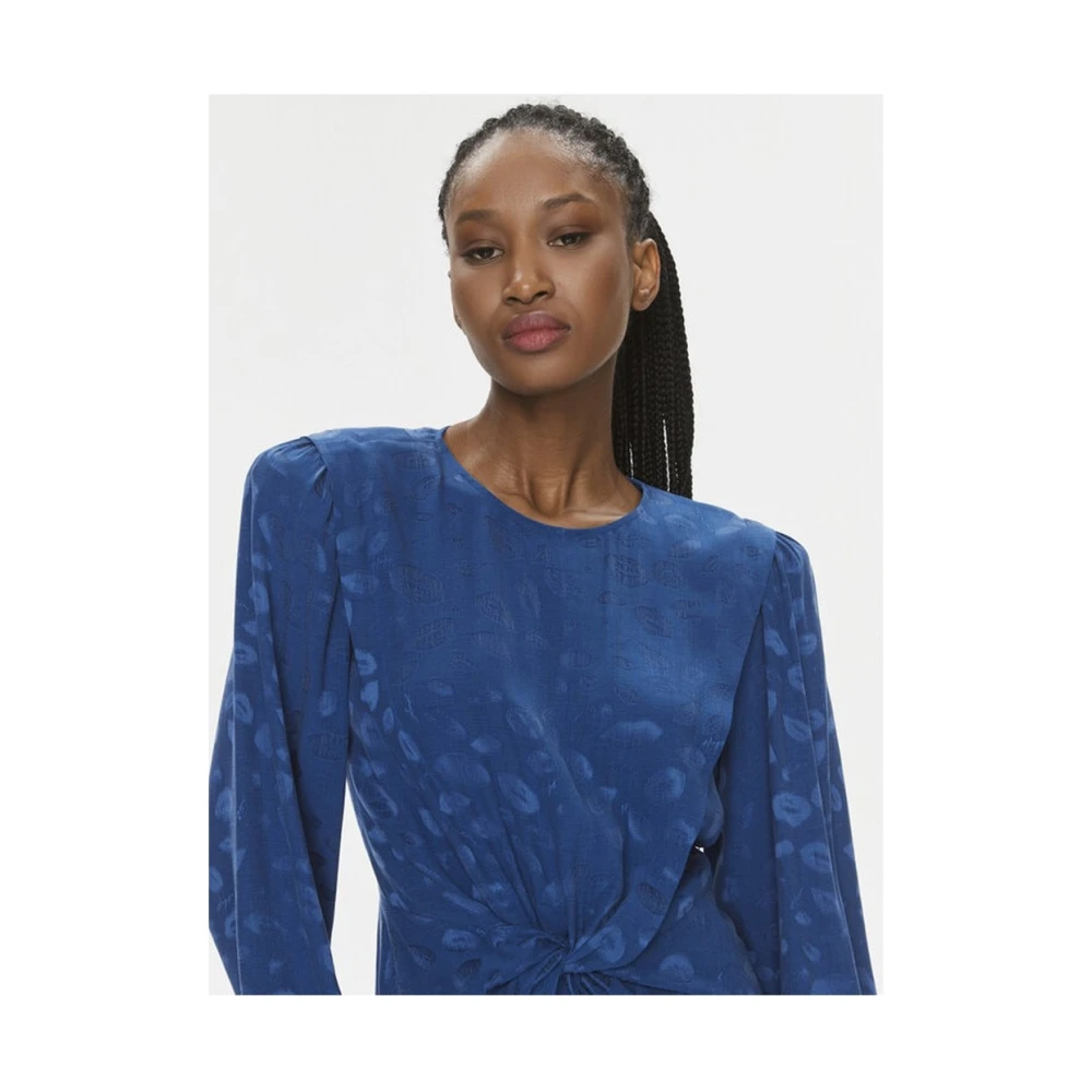 Hugo Boss Elegante Jurk voor Vrouwen Blue Dames