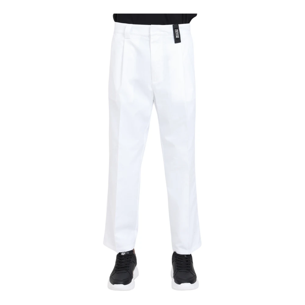 Versace Jeans Couture Straight Trousers White Heren