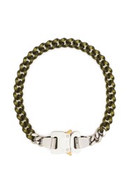 Zweifarbige Nylon- und Metallkette
