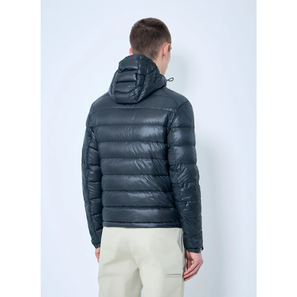 Moncler Gewatteerde Hooded Donsjas Black Heren
